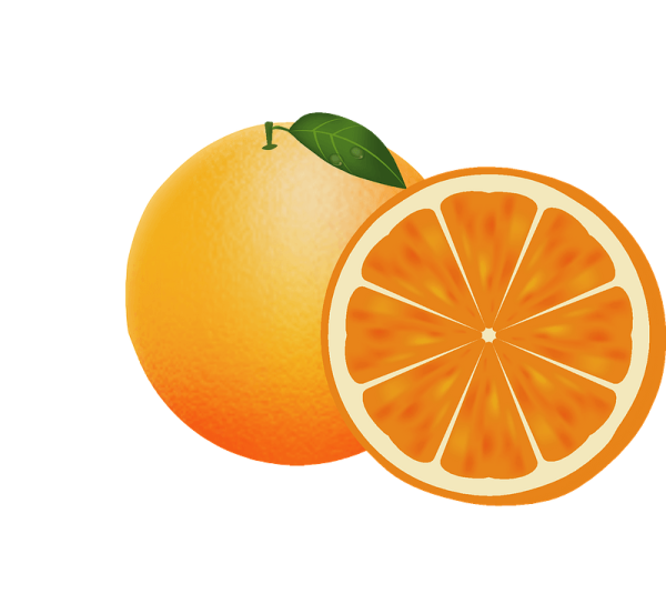 Апельсин мультяшный