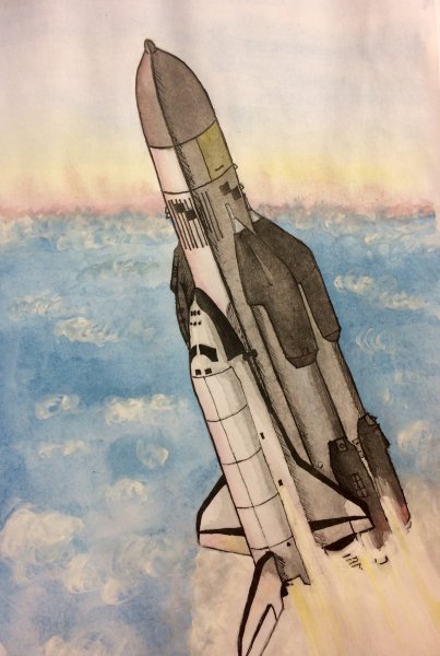 Ракета рисунок