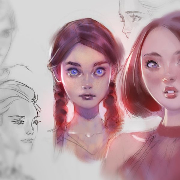 Туториал диджитал портрет