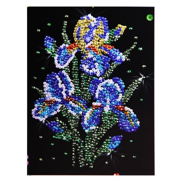 Мозаика из пайеток лилии Волшебная мастерская