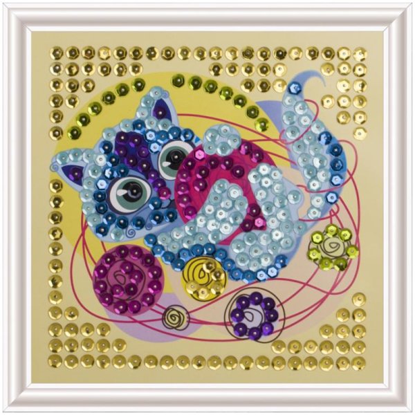 Панно из пайеток