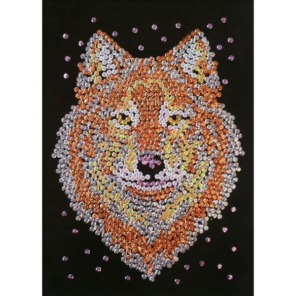 Мозаика из пайеток "волк "(Волшебная мастерская)