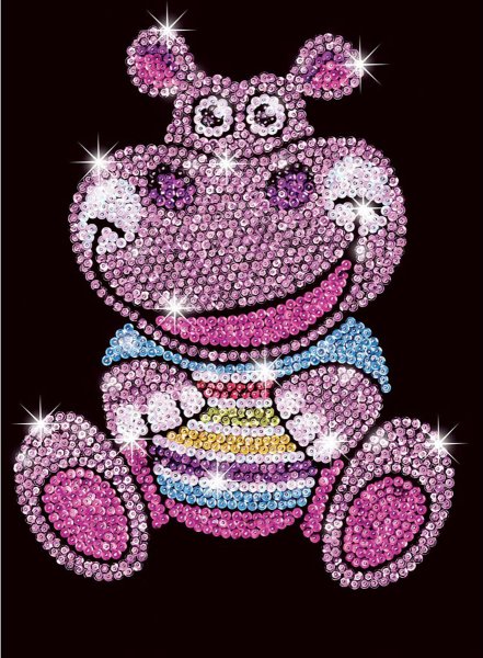 KSG мозаика из блесток Бегемотик Юниор