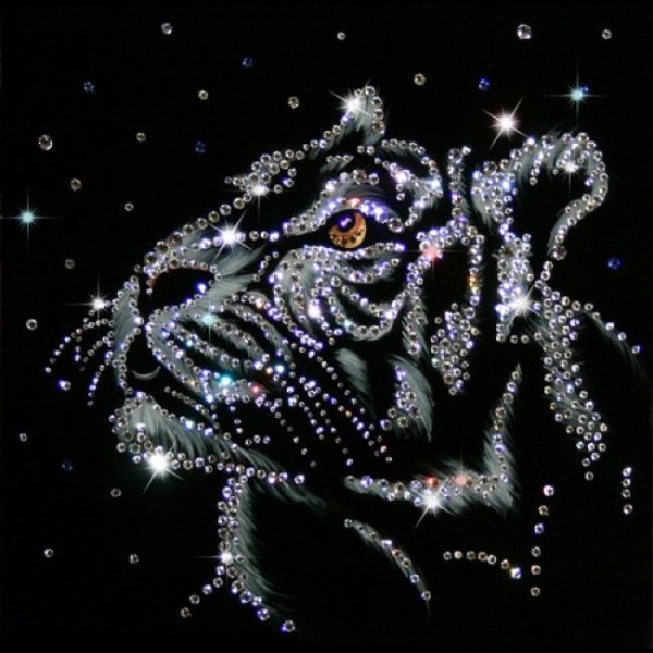 Картина стразами Сваровски тигр