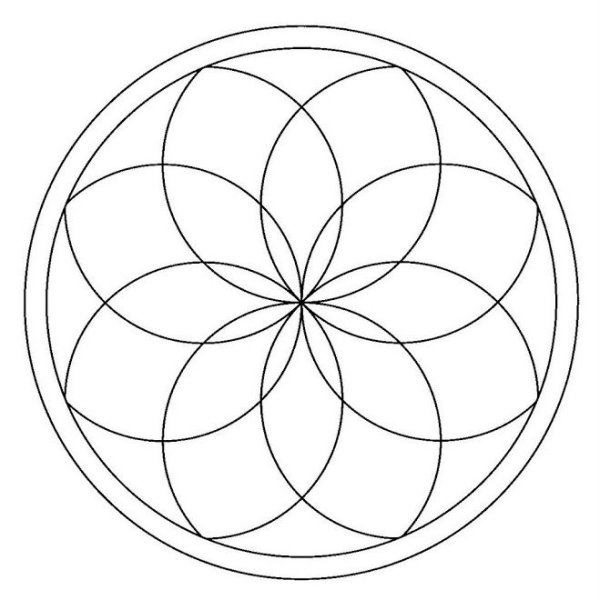 Орнамент из окружностей