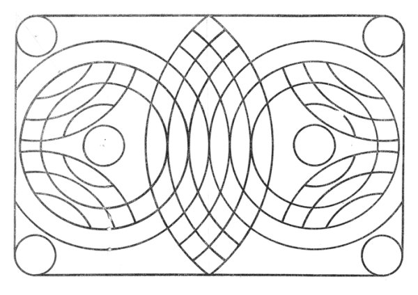 Орнамент с помощью окружностей