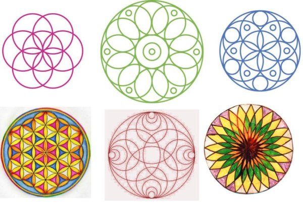 Построение орнамента в круге