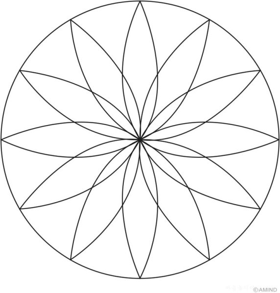 Узоры циркулем