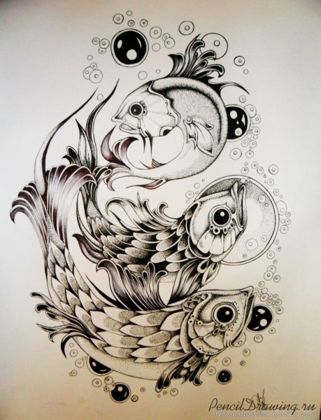 Красивые графичные рисунки