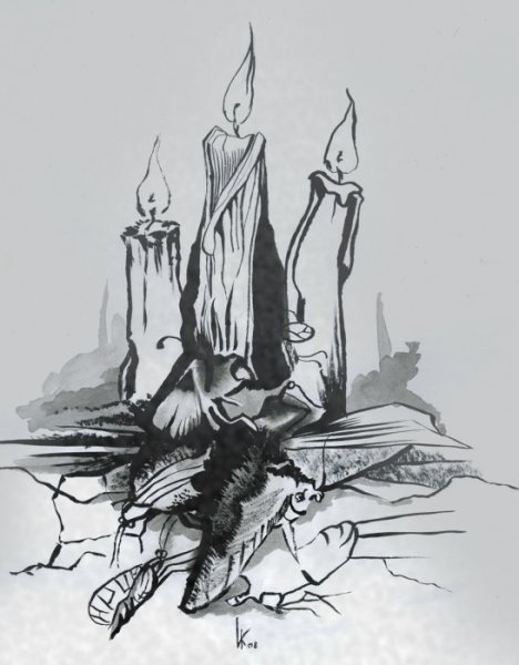 Рисунки тушью профессиональные