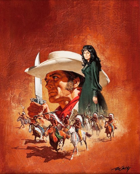 Картины дикий Запад Фрэнк Маккарти