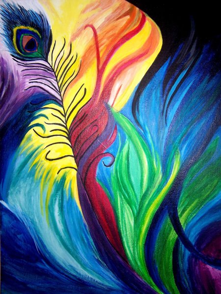 Радужная картина