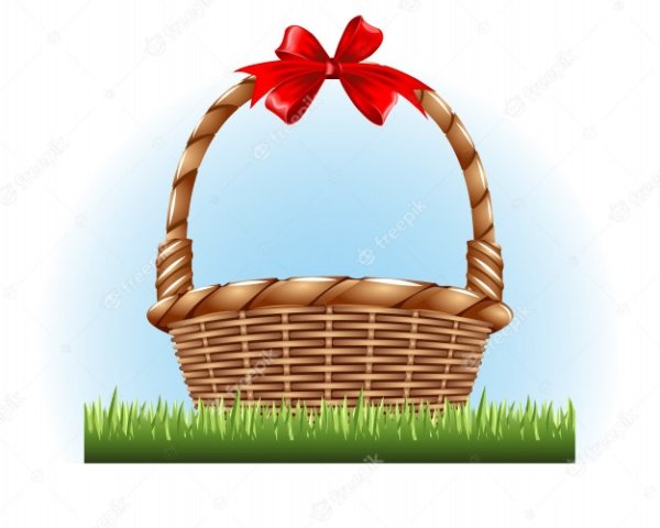 Корзинка пустая для детей