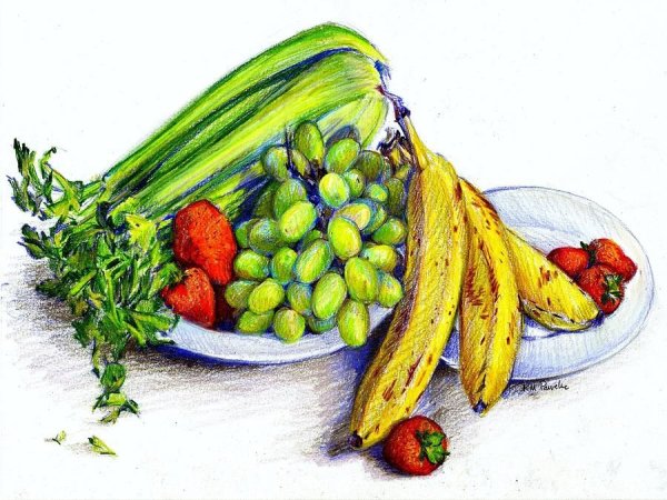 Рисунки фруктов