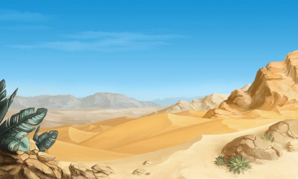 Пустыня Египет 2д