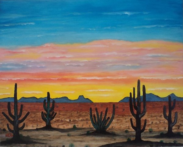 Пустыня живопись