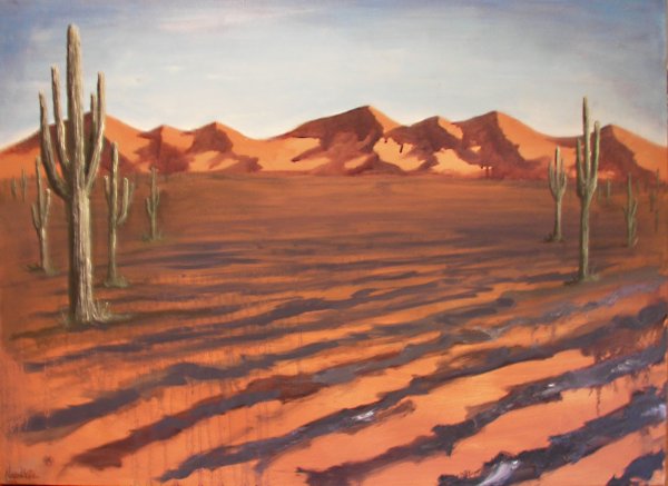 Пустыня живопись