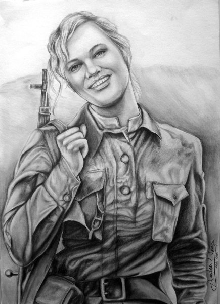 Рисунки на военную тему