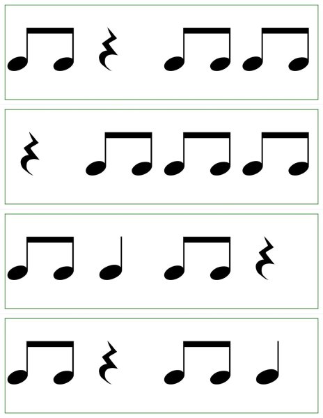 Ритмические карточки
