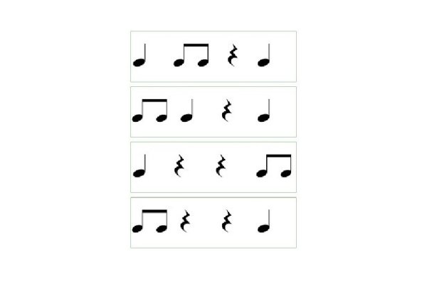 Карточки для сольфеджио