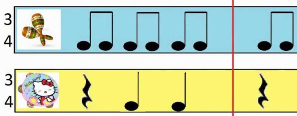 Ритмические карточки для детей