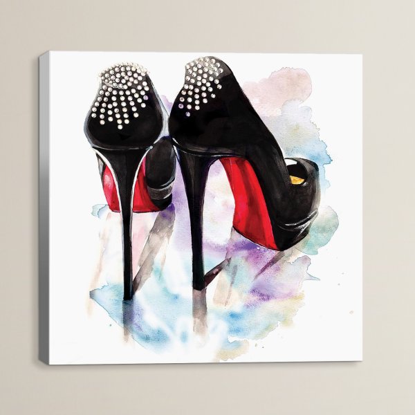 Иллюстрации стильные туфли