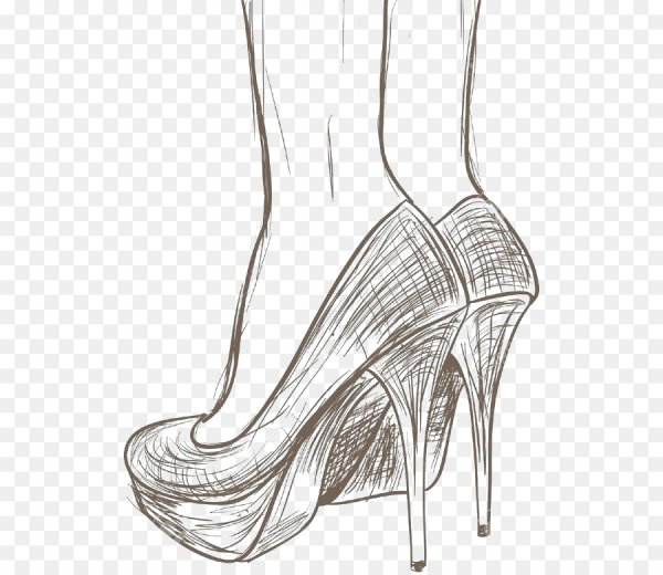 Туфли карандашом