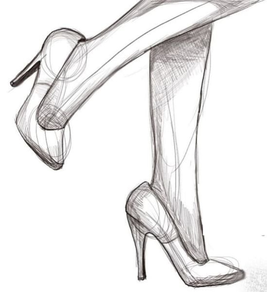 Наброски туфлей