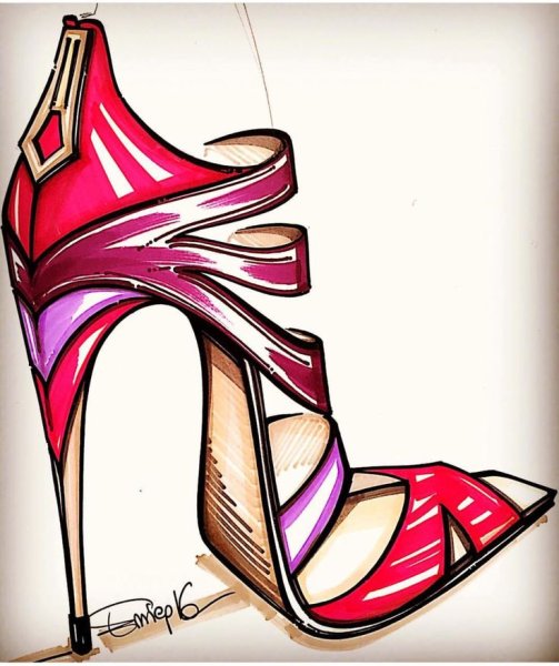 Эскизы туфель