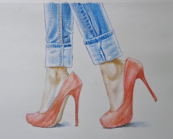 Туфли зарисовки