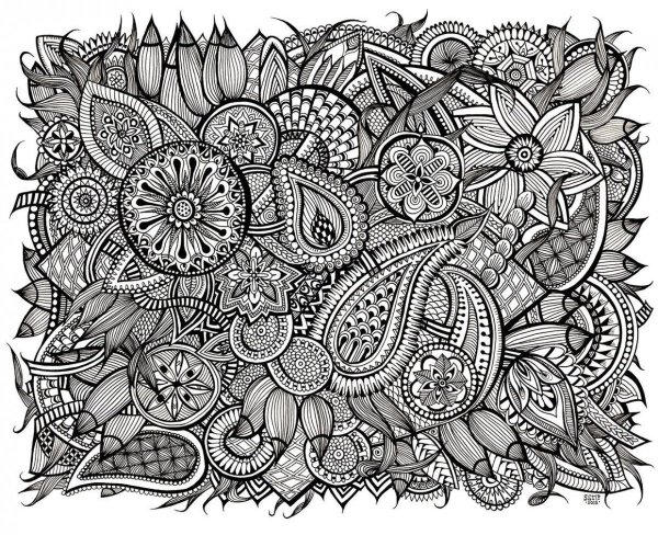 Дудлинг и Зентангл