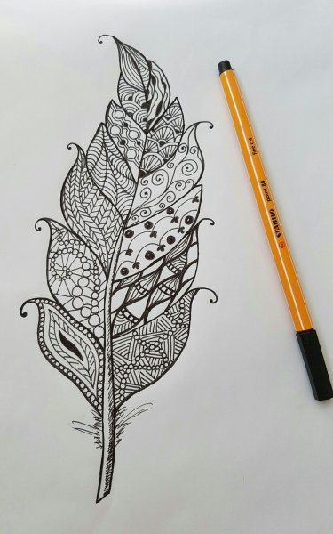 Дудлинг и Зентангл перо