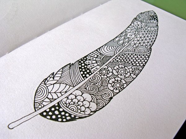 Техника рисования гелевыми ручками