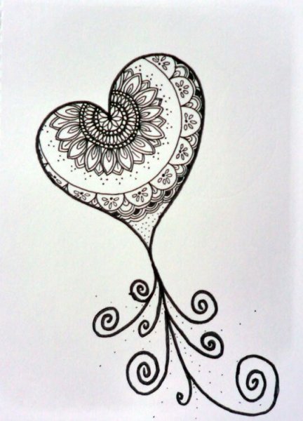 Дудлинг простые рисунки