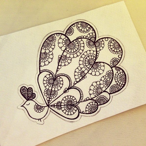 Рисунки дудлинг для начинающих