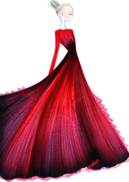 Эскизы свадебных платьев