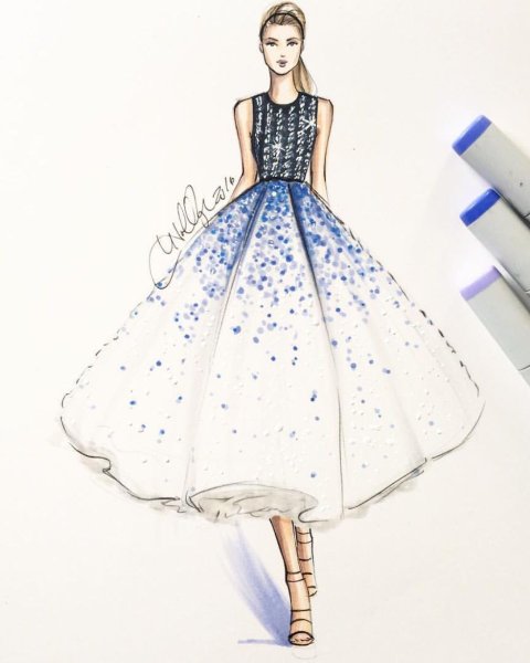Дизайнерские платья карандашом