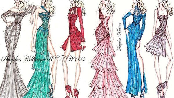 Эскиз современного костюма