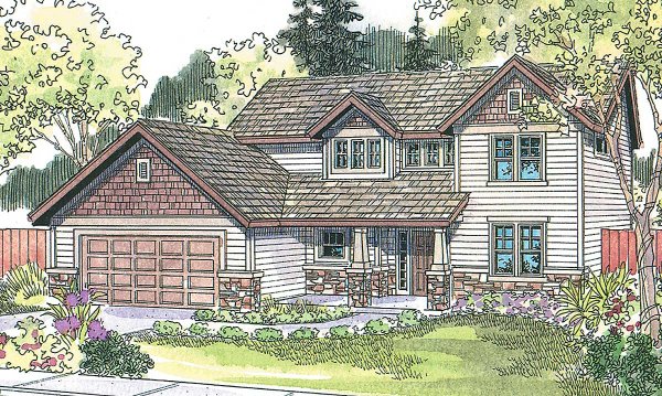 Нарисовать коттедж