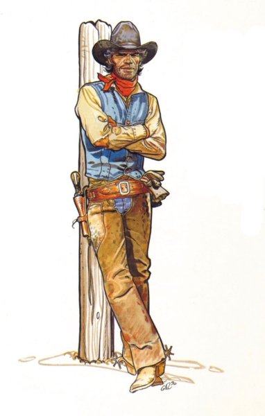 Ковбой иллюстрация