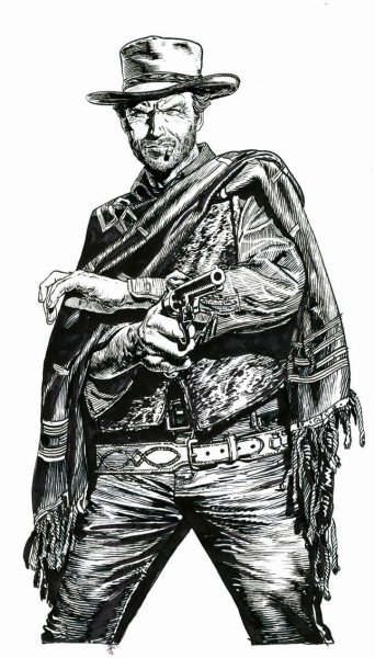 Клинт Иствуд ковбой