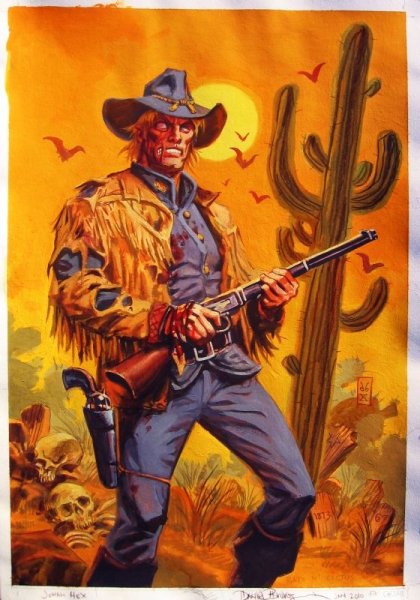 Ковбой иллюстрация