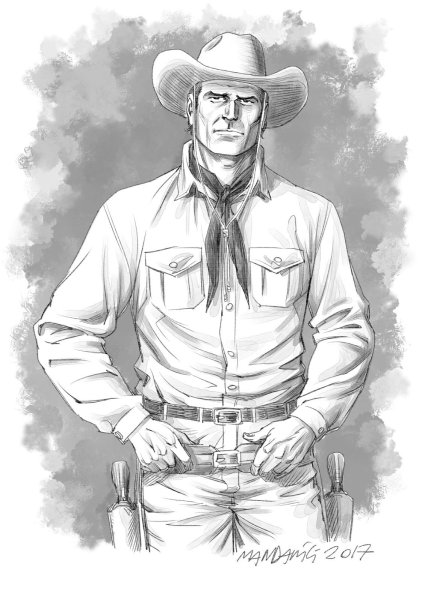 Жук ковбой арт