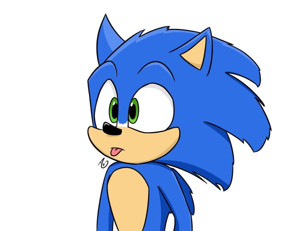 Заготовки для рисунка Соника