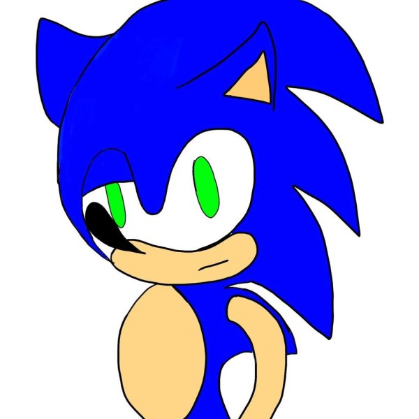 Соник раскраска супер Соник