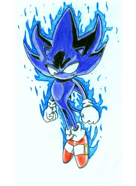 Срисовка Соника