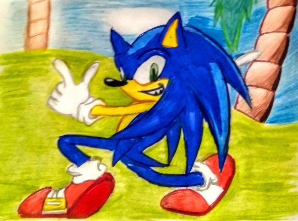 Как рисовать Соника в кино