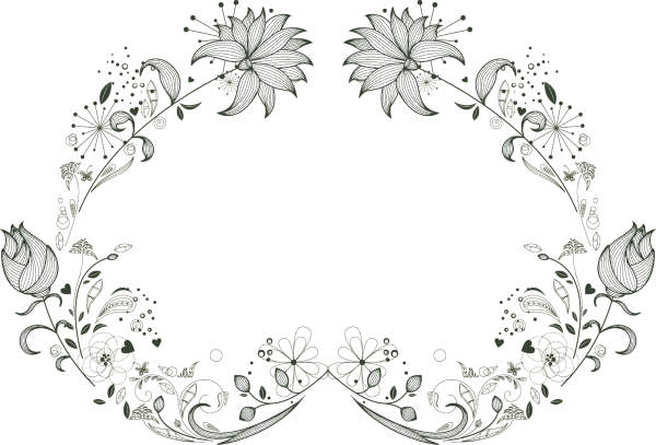 Цветочная рамка