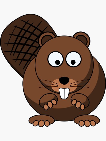 Бобр из мультика