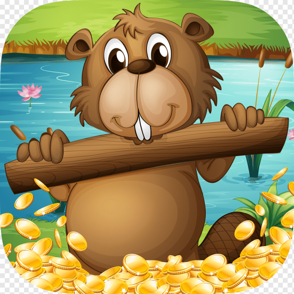 Бобер мультяшный